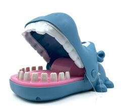 Sevimli Hayvan Dişçisi - Finger Biting Adventure - Mavi Hipopotam