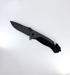 Browning Katlanır Kamp Çakısı - Siyah/Füme