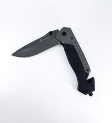 Browning Katlanır Kamp Çakısı - Siyah/Füme