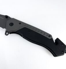 Browning Katlanır Kamp Çakısı - Siyah/Füme