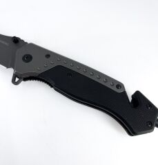 Browning Katlanır Kamp Çakısı - Siyah/Füme