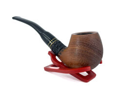 Dapper Bent Apple Erica Wood (Funda Kökü) Pipo 9 mm Filtreli El Yapımı - 2633