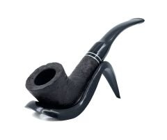 Dapper Half Bent Dublin Briar (Gül Kökü) 9 mm Filtreli El Yapımı Pipo - 3561