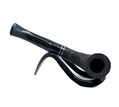 Dapper Half Bent Dublin Briar (Gül Kökü) 9 mm Filtreli El Yapımı Pipo - 3561