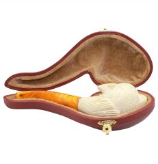 Doğal Lületaşı El Yapımı Özel Kutulu Pipo