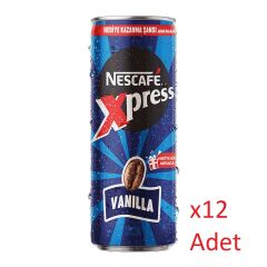 Nescafe Xpress Vanilla Kahve Aromalı Sütlü İçecek 250 ml - 12 Adet