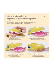 Sevimli Hayvan Dişçisi - Finger Biting Adventure - Pembe Hipopotam