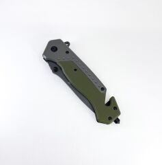 Browning Katlanır Kamp Çakısı - Yeşil/Füme