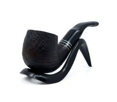 Dapper Bent Brandy Briar (Gül Kökü) 9 mm Filtreli El Yapımı Pipo - 3562
