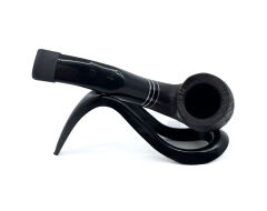 Dapper Bent Brandy Briar (Gül Kökü) 9 mm Filtreli El Yapımı Pipo - 3562
