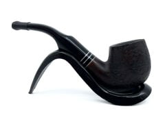 Dapper Bent Brandy Briar (Gül Kökü) 9 mm Filtreli El Yapımı Pipo - 3562