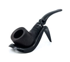 Dapper Half Bent Billiard Briar (Gül Kökü) 9 mm Filtreli El Yapımı Pipo - 3563