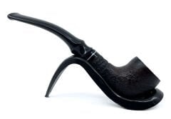 Dapper Half Bent Billiard Briar (Gül Kökü) 9 mm Filtreli El Yapımı Pipo - 3563
