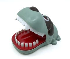 Sevimli Hayvan Dişçisi - Finger Biting Adventure - Yeşil Köpek