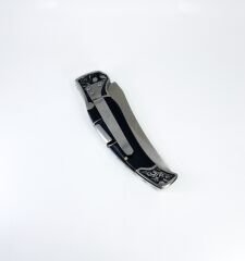 Columbia Full Rivet Çakı Geyik Gravürlü - Siyah