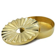 Pirinç Puro/Sigara Küllüğü Yuvarlak Seashell