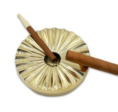 Pirinç Puro/Sigara Küllüğü Yuvarlak Seashell