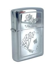 Zippo Vegas Sin City Royal Flush Dizayn Çakmak