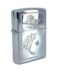 Zippo Vegas Sin City Royal Flush Dizayn Çakmak