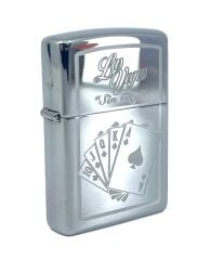Zippo Vegas Sin City Royal Flush Dizayn Çakmak