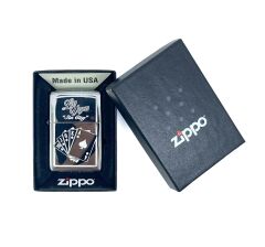 Zippo Vegas Sin City Royal Flush Dizayn Çakmak