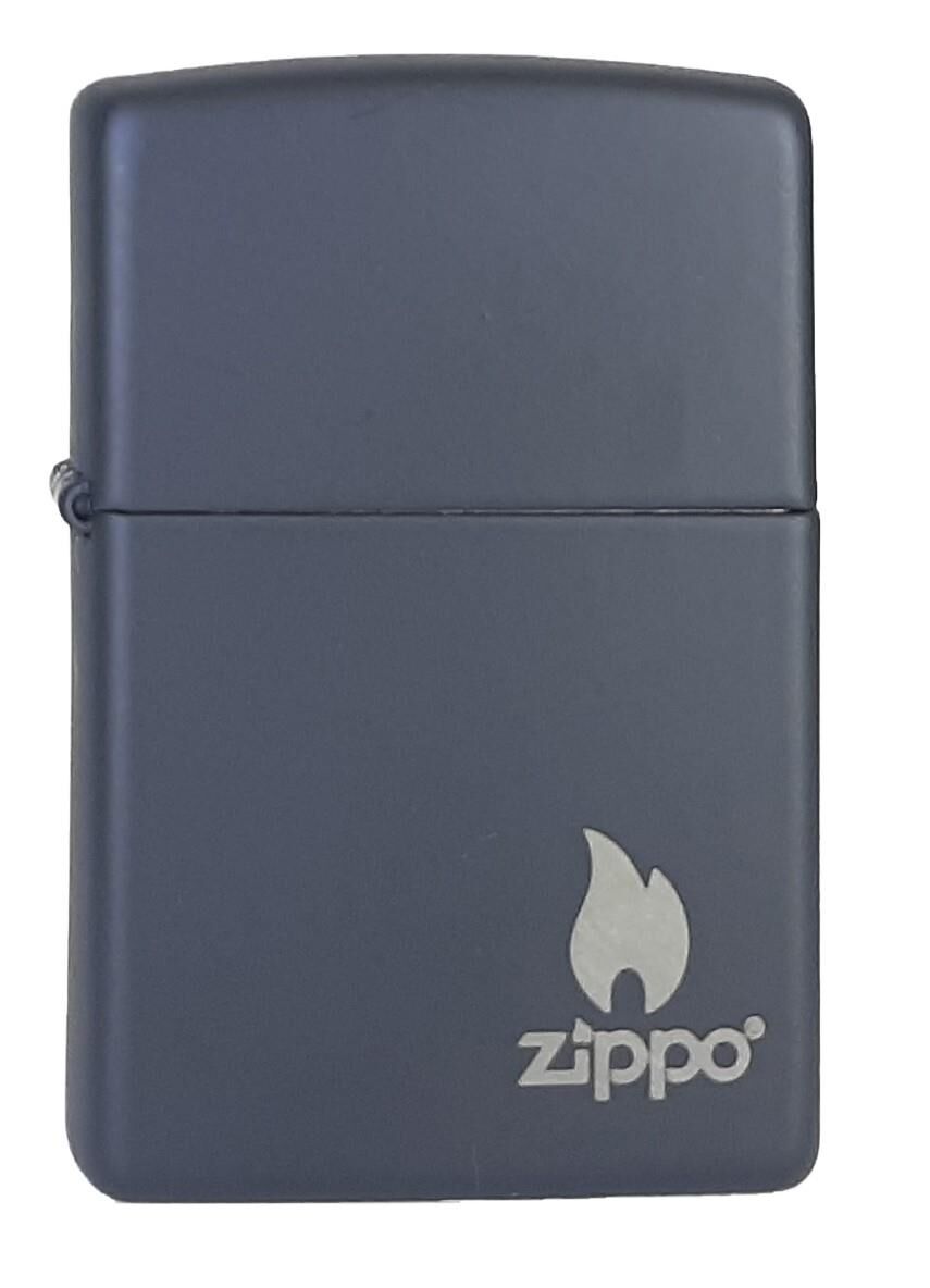 Zippo Logo Design Matte Black Çakmak