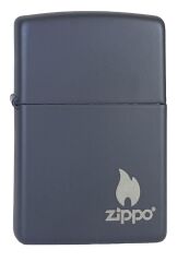 Zippo Logo Design Matte Black Çakmak