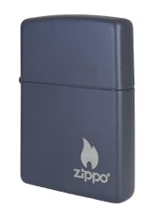 Zippo Logo Design Matte Black Çakmak