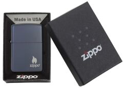Zippo Logo Design Matte Black Çakmak
