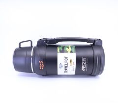 Çift Katmanlı Paslanmaz Çelik Sızdırmaz Termos 1,8 Litre Hacim - Siyah