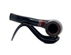 Dapper Bent Billiard Briar (Gül Kökü) 9 mm Filtreli El Yapımı Pipo - 3566