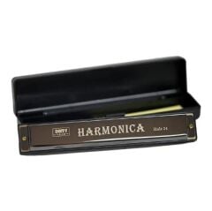 Harmonica Büyük Boy Mızıka Gri