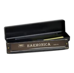 Harmonica Büyük Boy Mızıka Gri