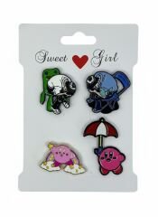 Kamp Çantası - Sırt Çantası - Terlik Süsü Charm Terlik 4'lü Jibbitz Aksesuar Model 1