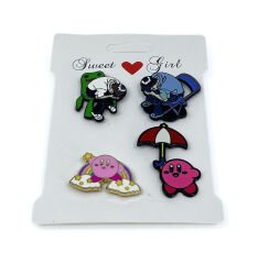 Kamp Çantası - Sırt Çantası - Terlik Süsü Charm Terlik 4'lü Jibbitz Aksesuar Model 1