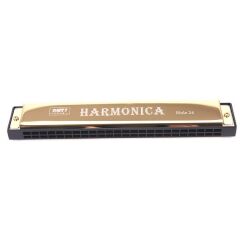 Harmonica Büyük Boy Mızıka Gold