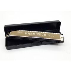 Harmonica Büyük Boy Mızıka Gold
