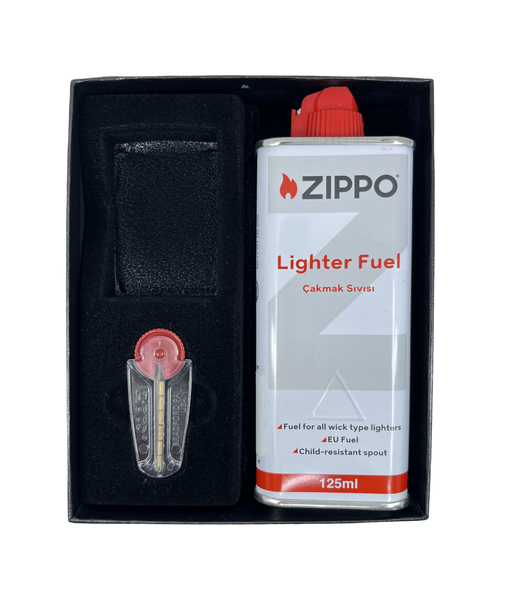 Zippo – Hediye kutusu için Zippo. Set Hediye Tamamen