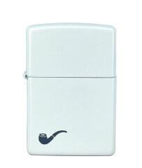 Zippo Pipo White Matte Dizayn Pipo Çakmağı