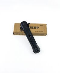 Jeep Klipsli Katlanır Çakı - Mat Siyah