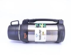 Çift Katmanlı Paslanmaz Çelik Sızdırmaz Termos 1,8 Litre Hacim - Krom