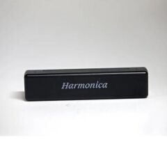 Harmonica Büyük Boy Mızıka Siyah