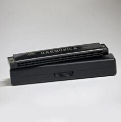 Harmonica Büyük Boy Mızıka Siyah