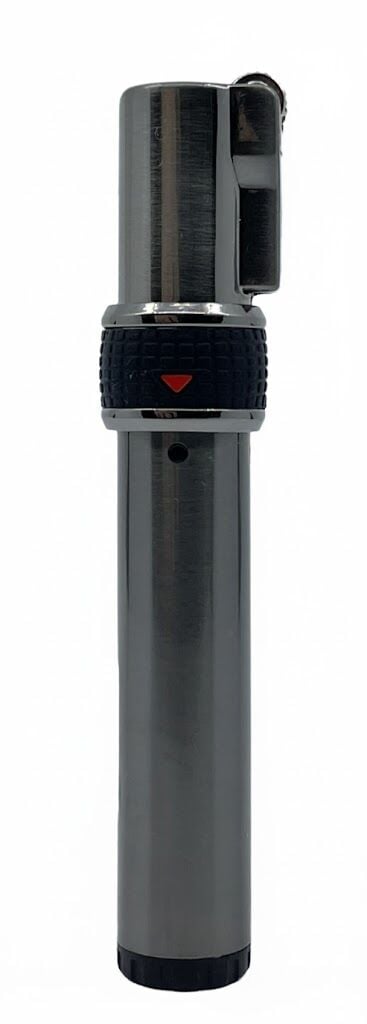 Zenit Tek Torch Jet Alev Metal Çakmak - Siyah