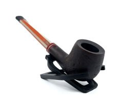 Dapper Half Bent Billiard Briar (Gül Kökü) 9 mm Filtreli El Yapımı Pipo - 3552