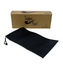 Dapper Half Bent Billiard Briar (Gül Kökü) 9 mm Filtreli El Yapımı Pipo - 3552