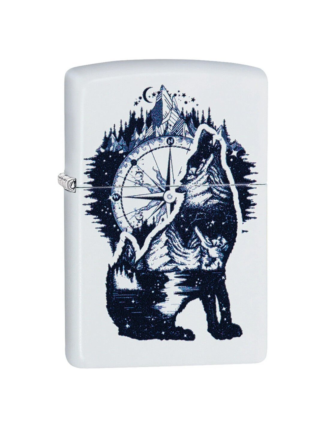 Zippo Wolf Mountain Compass Dizayn Çakmak