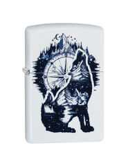 Zippo Wolf Mountain Compass Dizayn Çakmak