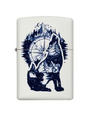 Zippo Wolf Mountain Compass Dizayn Çakmak