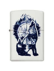 Zippo Wolf Mountain Compass Dizayn Çakmak